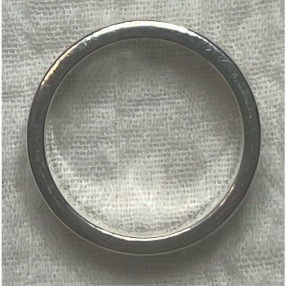 Authentic GUCCI Ring Branded Cutout G Silver925 size 7.5 - Picture 3 of 6